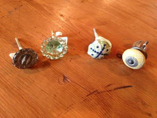 Knobs from Anthropologie. The best part of this project: you can customize details like this to fit your particular style!