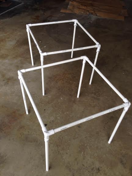 Our twin lightbox frames!