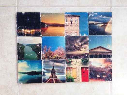 Tina and I put our coasters together for this final pic. The pics with bright, contrasting colors turned out the best.