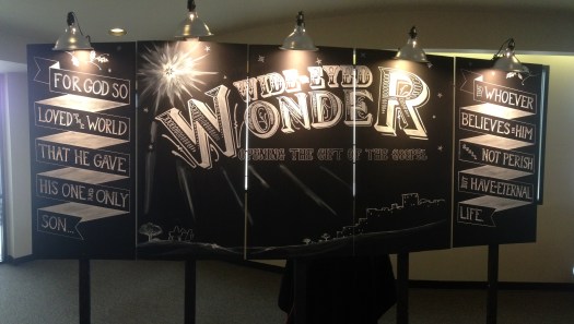 For the final display I attached some shoplights to give it a good accent.