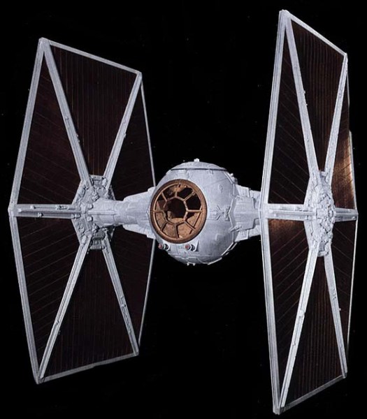 The TIE fighter. The non-fans in our group kept referring to these as "the spaceships of the bad guys". sigh.